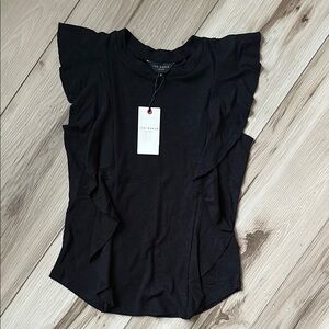 Ted Baker London Black Blouse Elegant Design